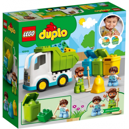 Lego Duplo 10945 Śmieciarka i recykling klocki 2+